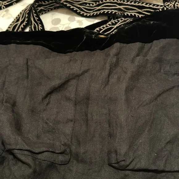 Johnny Was Flores Velvet Tote. Black with multicolored embroidery. NWT - Picture 11 of 12